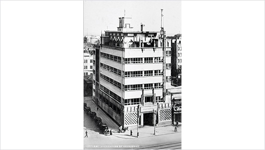 1934（昭和9）年4月に竣工した大日本麦酒銀座ビル