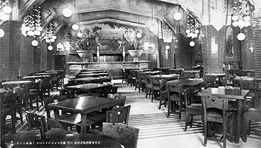 The Ginza Beer Hall interior soon after opening