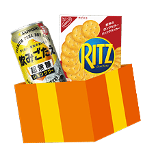 飲みごたえとリッツ画像