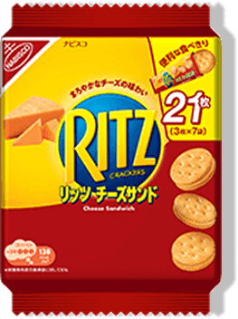 リッツ ファミリーパック チーズサンド 7袋入写真