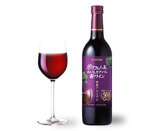 ポリフェノールでおいしさアップの赤ワイン＜特濃プレミアム＞720ml×1本