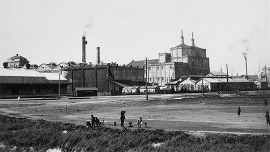 The Sakura Beer brewery