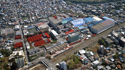 The Yebisu Brewery around 1985