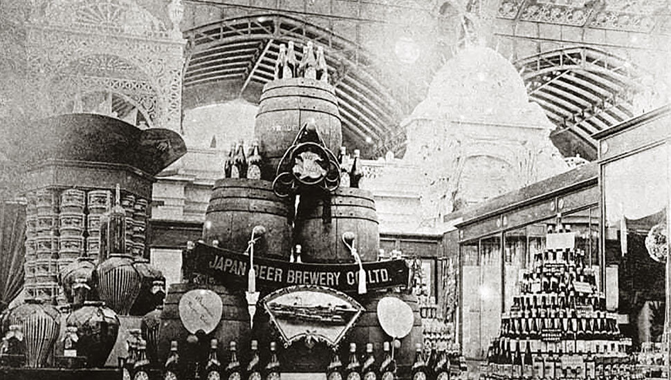 パリ万国博覧会での展示風景