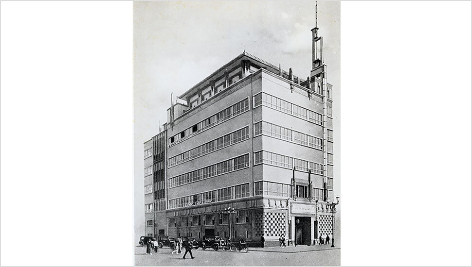 竣工直後の「銀座ビル」