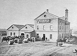 日本麦酒醸造・ヱビスビール醸造場 1889年の竣工時