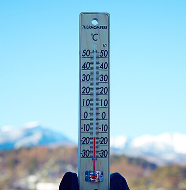 地元っ子も思わず寒がるこの冬一番の低気温を記録！
