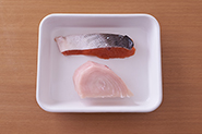 魚の切り身でも同じように作れます。鮭、めかじきなどがおすすめです。