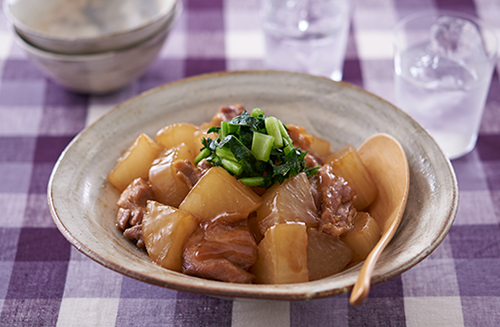 と 煮物 の 大根 鶏肉