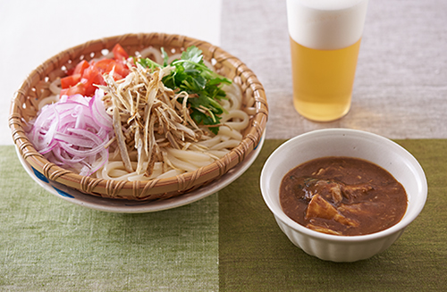 さばカレーのつけうどんと揚げごぼう レシピ一覧 サッポロビール