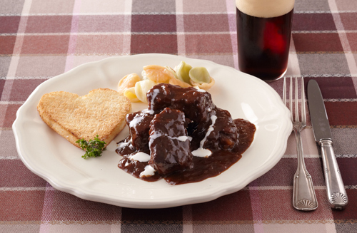 牛肉のビール煮　チョコレート風味