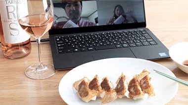 オンライン飲み会で【#やってみロゼ!】餃子編はこちら