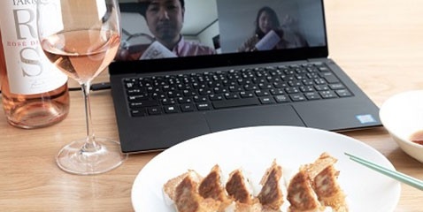 オンライン飲み会で【#やってみロゼ!】餃子編はこちら