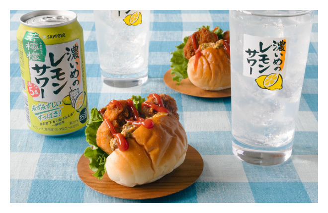 お手軽 チキチキボーンのホットドック風イメージ画像