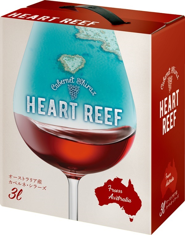 業務用限定オーストラリアワイン3Lバッグインボックス「ハートリーフ