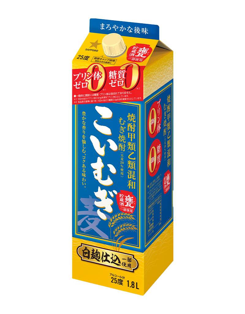 焼酎甲類乙類混和むぎ焼酎 こいむぎ