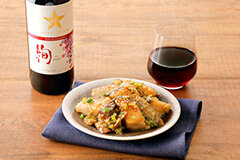 ブリとごぼうのネギ味噌炒め:画像