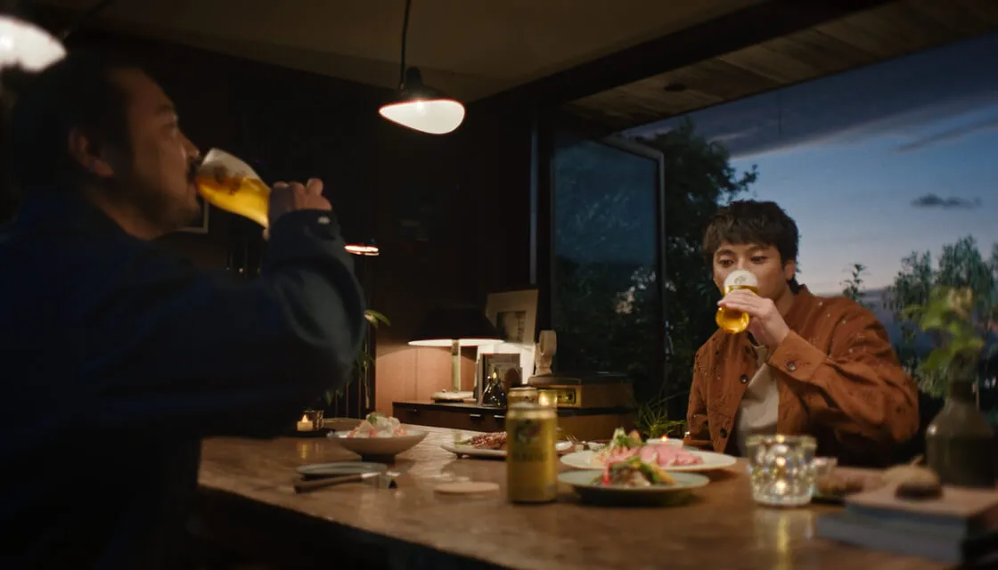 画像：ヱビス「満たされる時間」篇 CMカット2