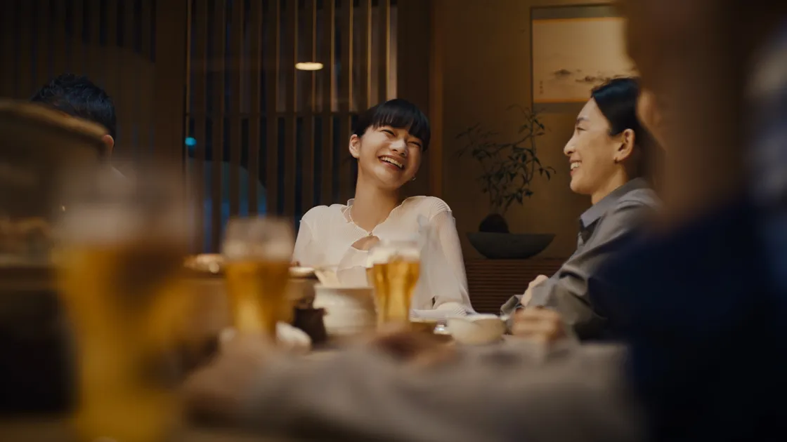 画像：ヱビス「うちのお店は、ヱビスビール」鳥よし篇 CMカット2