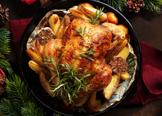 ローストチキンのイメージ